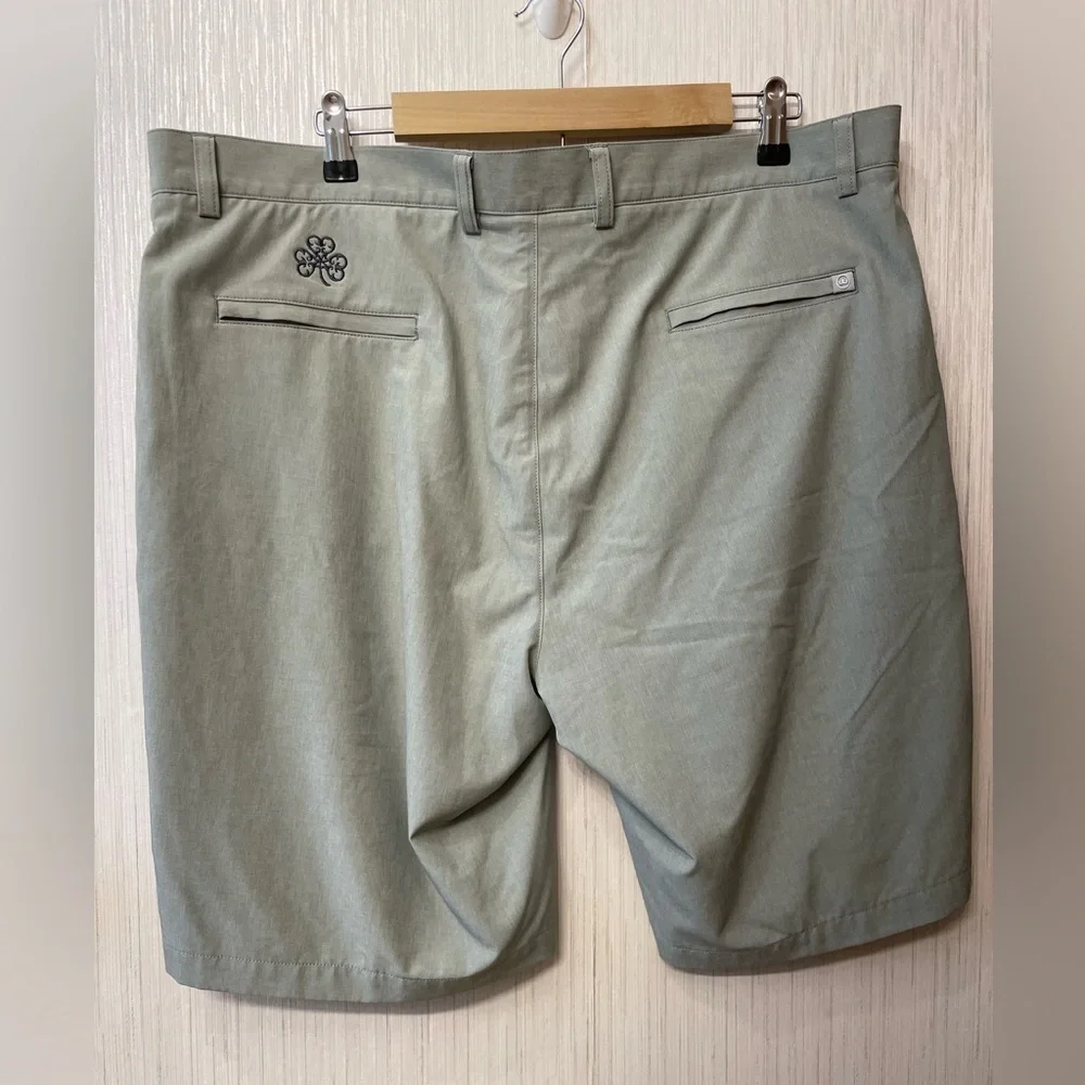 Peter Millar Men's Performance Shorts Size 40 Gray Golf Casual Grey - Picture 6 of 6